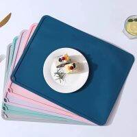 【CC】♕☜✆  Silicone Plastic Food Grade Placemat 30x40cm for Children Soft Rollable Washable with Hanging Hole