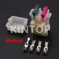 【YF】☇  1 Set 2way Fuse for Middle Car Plastic Housing Holder Medium Socket with 4pcs Terminals