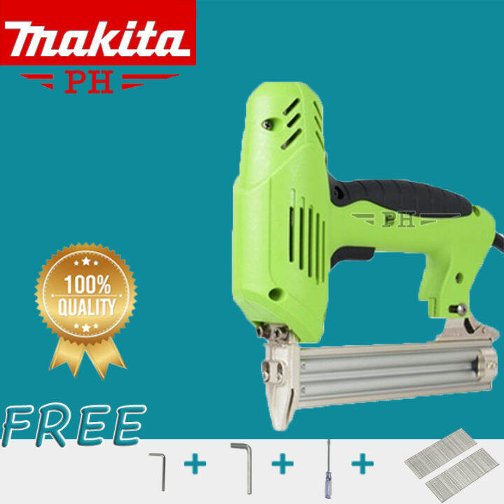 Electric Nail Gun 220V 1800W free F30 Brad Nail Lazada PH