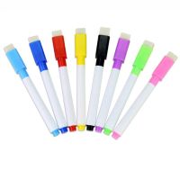 【hot】 Magnetic Whiteboard Markers Colorful To and Doodling Office 8-color Water-based Board Pens