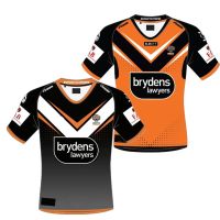 2023 Wests Tigers Home / Away Shirt Mens Rugby Jersey Size:S-5XL （Print Custom Name Number）Top Quality Free Delivery