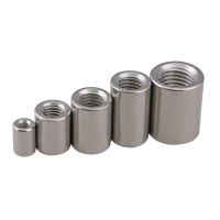 Round Coupling Nuts M3 M4 M5 M6 M8 M10 M12 M14 M16 304 Stainless Steel Extend Long Round Coupling Nut Connection Thread Nut