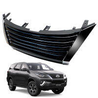 กระจังหน้าทรง เบนรี่ V.2 สี Black, Chrome Fortuner Toyota 4 ประตู ปี2016-2018 มีบริการเก็บเงินปลายทาง