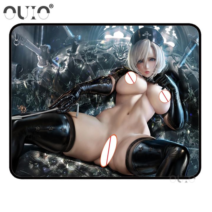 uncensored-nier-automata-mouse-pad-sexy-bunny-girl-big-ass-big-breasts-nude-girls-desk-pad-anti-slip-carpet-table-mat-mice-pad