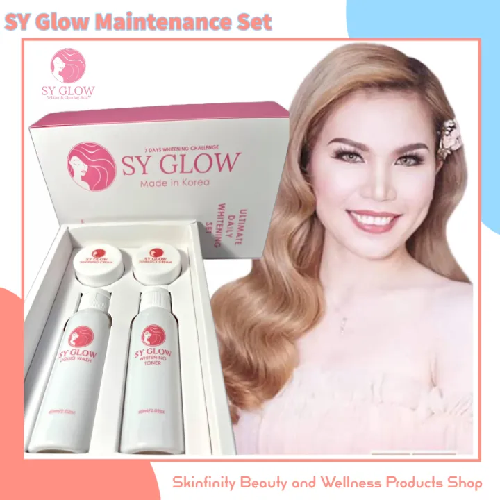 SY Glow Glass Skin Maintenance Set with Freebie | Lazada PH