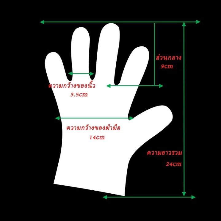 ถุงมือพลาสติก-100-ชิ้น-ถุงมือเอนกประสงค์-ถุงมือใช้แล้วทิ้ง