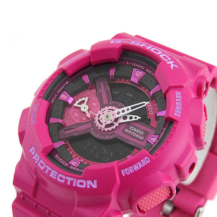 g-shock-gmas110-ต้นฉบับ-นาฬิกาข้อมือสตรีกีฬากันกระแทกกันน้ำ-100m-พร้อมรับประกัน-4-ปี-gma-s110mp-4a3-คลังสินค้าพร้อม