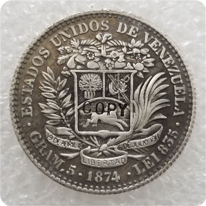 เหรียญจำลองขนาด20เหรียญเวนิส1874