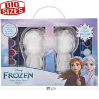 Disney Frozen Paint Your Own Plaster 2 Pack Elsa&amp;Anna Special Edition ตุ๊กตาปูนพลาสเตอร์พร้อมชุดระบายสีสุดน่ารักสินค้าลิขสิทธิ์แท้นำเข้าจากต่างประเทศพร้อมส่ง