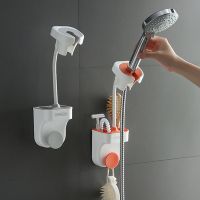 卐♙□ Universal 360° Shower Head Holder Adjustable Showerhead Bracket Wall Mount Stand SPA Bathroom Accessories 4 Colors