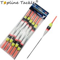 Topline Topline Tackle ชุดแพตกปลา10ชิ้น/ถุง2.5กรัม,ทุ่นแกว่งไปมาแนวตั้งแพตกปลา Pesca สำหรับปลาคาร์พ