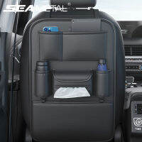 SEAMETAL Car Seat Back Storage Bag Armazenamento Multifuncional Anti-Kick Mats Grande Capacidade รถเบาะหลังออแกไนเซอร์ Protector Pad