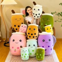 Bubble Milk Tea Plush Toy Pillow Bubble Milk Tea Cup Plush Pearl Plush Toys Boba Tea Plush Pillow Childrens Toys Patung Stuffed