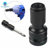 SUCHEN Portable Change Socket Adapter Home Hex Drill Chuck Converter 1/2inch Drive to 1/4inch Accessories Durable Electric Wrench Tool For Impact Wrench