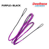 Deerace Fast Flight Bow bcy String วัสดุ12141618ผสมสีดำสีม่วง strands สำหรับ AMO 48 "50" 54 "58" 60 "62" 64 "66" 68 "70"