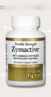 Natural Factors, Double Strength Zymactive, 30 Enteric Coated Tablets