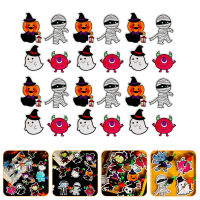 Teniron 200pcs Creative Halloween Lollipop ที่ถือบัตรตกแต่งขนมหวาน