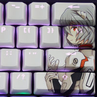 EVA Ayanari Keycaps Cherry Profile 108คีย์ PBT Keycap สำหรับ Mechanical Mx Switch อะนิเมะญี่ปุ่น Backlit Key Cap Custom