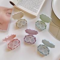 Contact Lens Box Fresh and Small Portable Cute Wave Small Cloud Contact Lens Companion Box Care Box Storage Box