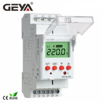 จัดส่งฟรี Geya GRV8-S 3เฟสจอแสดงผลดิจิตอลแรงดันไฟฟ้ารีเลย์8A 2SPDT ตรวจสอบเฟสรีเลย์รีเซ็ตอัตโนมัติ LC รีเลย์