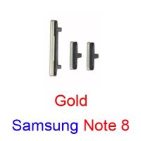 คีย์ปุ่มปรับระดับเสียงด้านข้างสำหรับโทรศัพท์ของแท้ใหม่สำหรับ Samsung Galaxy Note 8 9 10 Plus ปุ่มปรับระดับเสียงภายนอก + อะไหล่ทดแทนปุ่มเปิดปิด