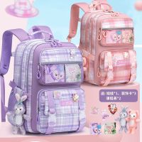 【Hot Sale】 2023 new schoolbags for primary school girls students grades 1 2 3 to 6 large-capacity ultra-light childrens burden-reducing backpack