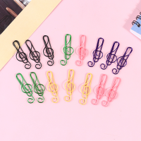 Note Paper Clip Creative Paper Clip Metal Paper Clip Music Note Shape Book Paper Student Stationery Office School Supplies