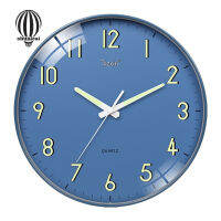 Shuaicai นาฬิกาแขวนทรงกลม Luminous Silent Quartz Movement ห้องนั่งเล่นห้องนอน Home Pendant Clock