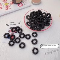 【Ready Stock】 ✼⊕ C18 Korean Telephone Line Hair Tie Female Rubber Hair Band