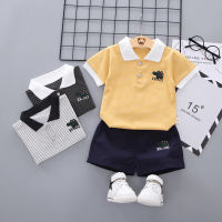 IENENS Summer 2PC Kids Baby Boys Clothes Clothing Sets Infant Boy T-shirt + Pants Outfits Suits Children Wears Toddler Tee Shirt Shorts Tracksuits 1 2 3 4 Years