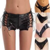 Women Sexy Faux Leather black Shorts interest charm Hot Shorts YF049- 294