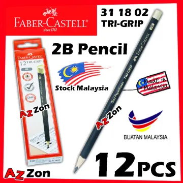 Faber Castell Top Scorer Tri-grip 2B Pencil Set Gold Edition Home
