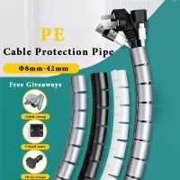1/3/5/10 Meter 8/10/15/20/25/30/35mm Line Organizer Flexible Pipe Protection Spiral Wrap Winding Cable Wire Protector Cover Tube