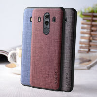 เคสสำหรับ Huawei Mate 10 Pro สิ่งทอปกหนังฝาแข็งเคสมือถือสำหรับปลอก Huawei Mate 10 Pro