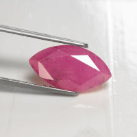 5.05 ct พลอยแดง เผาเก่า สีชมพู (Pink Sapphire) บ่อจอห์นสัน ทรงมาคี