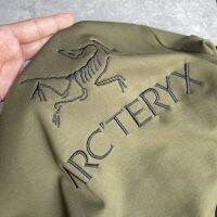 ARCTERYX ขนมิงค์ผ้ากำมะหยี่คอมโพสิตขนาดใหญ่สำหรับผู้ชาย,เสื้อแขนยาวคอกลมคอมโพสิตที่ให้ความอบอุ่นเป็นพิเศษสไตล์ Explosive