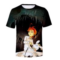 Promised Neverland เสื้อยืดอะนิเมะพิมพ์ 3D Street Wear ชายและหญิงแฟชั่นพลัสขนาดเสื้อยืดฮาราจูกุเสื้อยืดเสื้อผ้าด้านบน