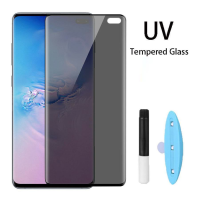 UV Glue Full Coverage Curved Anti Glare Peep Tempered Glass For Huawei P40 P30 Mate 30 20 Pro Privacy Liquid Screen Protector Film