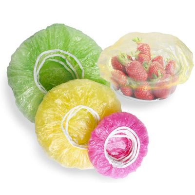 【CW】┋⊙❡  60pcs Food Wrap Storage Covers for Bowl Elastic Plate Silicone Lid Cover Reusable Plastic Fresh-keeping