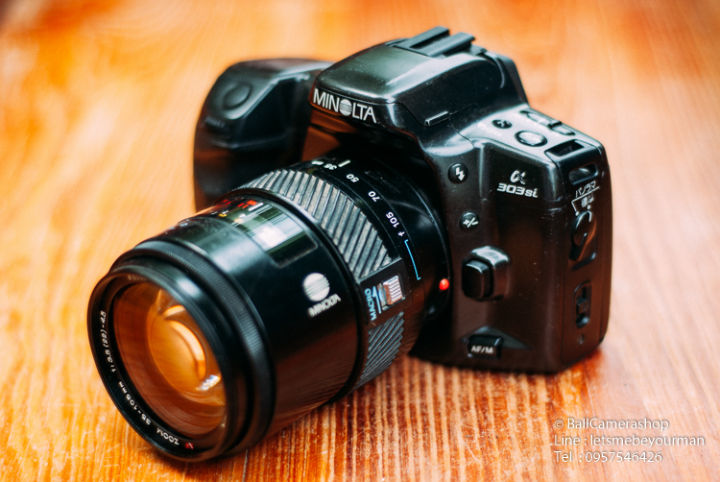 ขายกล้องฟิล์ม-minolta-a303i-00736104-พร้อมเลนส์-35-105mm-beercan