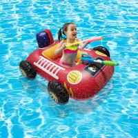 Baby Inflatable Cartoon Car Floating Seat Raft Swimming Circle Water Toys Beach Games Kids Swim Pool Water Playing Toy