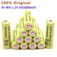 【Hot-Selling】 MotoShark 100%.แบตเตอรี่ AA แบบใหม่ส่องสว่างได้อย่างละ3800Mah 1.2V ครับ Baterias De Ni-MH Recarregavei Para Lanternatocha ฟรี