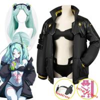 Anime Cyberpunk Edgerunners Rebecca Cosplay Costume Jacket Wig Tattoo Stickers Headwear Suit Halloween Costumes For Women