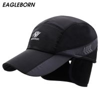 2022 New Warm Winter Baseball Cap Men Ear Protection Hats Brand Snapbak Solid Dad Hat Men Winter Warm for Men Protect The Neck