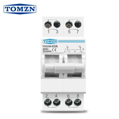 TOMZN 2P 63A MTS Dual Power Manual Transfer Isolating Switch Interlock Circuit Breaker