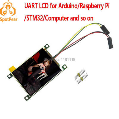 【❂Hot On Sale❂】 fuchijin77 โมดูลจอแสดงผล Lcd Tft Uart ขนาด2.2นิ้วพร้อมพอร์ตอนุกรมหน้าจอสีสันแฟลชสำหรับเครื่องคอมพิวเตอร์ Arduino Raspberry Pi