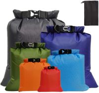 6 Rafting Lightweight Floating Boating Multicolor(1.5L+2.5L+3L+3.5L+5L+8L) Camping Set Bags Dry Packs