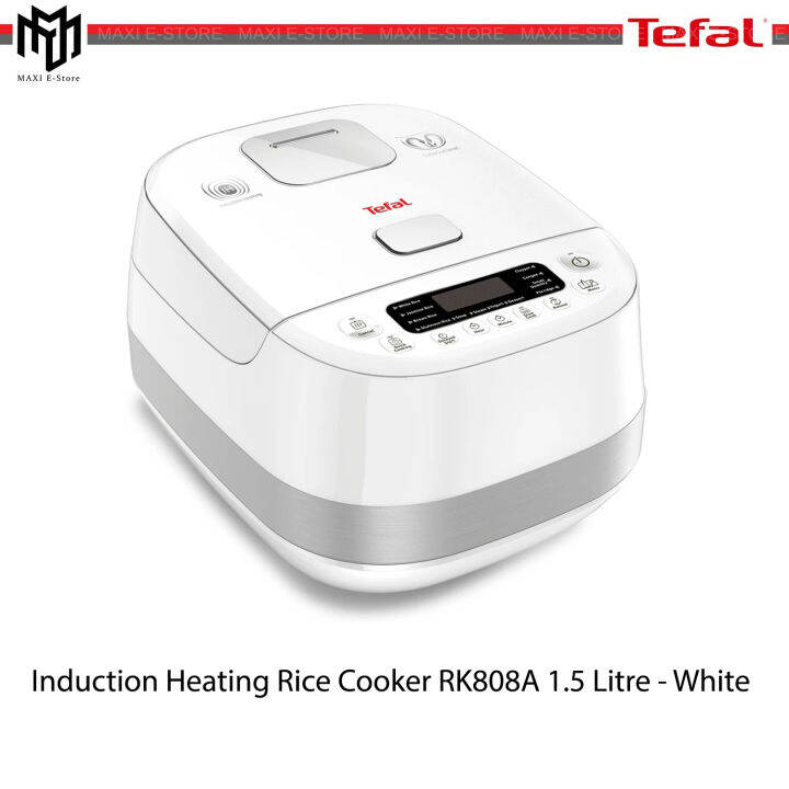 Tefal Induction Rice Cooker RK808A 1.5 Litre - White | Lazada