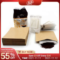 50/100/200 Set Combination Coffee Filter Bags and Kraft Paper Coffee Bag,Portable Office Travel Drip Coffee Filters Tools Set