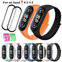 ✳ Nylon Strap For xiaomi mi band 6 Bracelet watchband pulsera correa Strap Miband Bracelet Wristband Sport loop Mi band 7 6 5 4 3